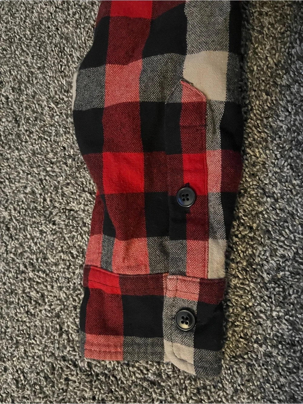 J Crew Men’s Plaid Fleece Jacket Size Medium